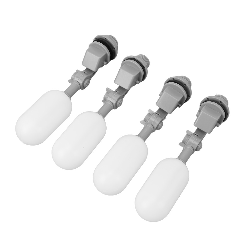 Float Ball Valve - グレーミニ油圧フロートバルブプラスチック長さ18cmショートオーバルフロートボール水位制御継手