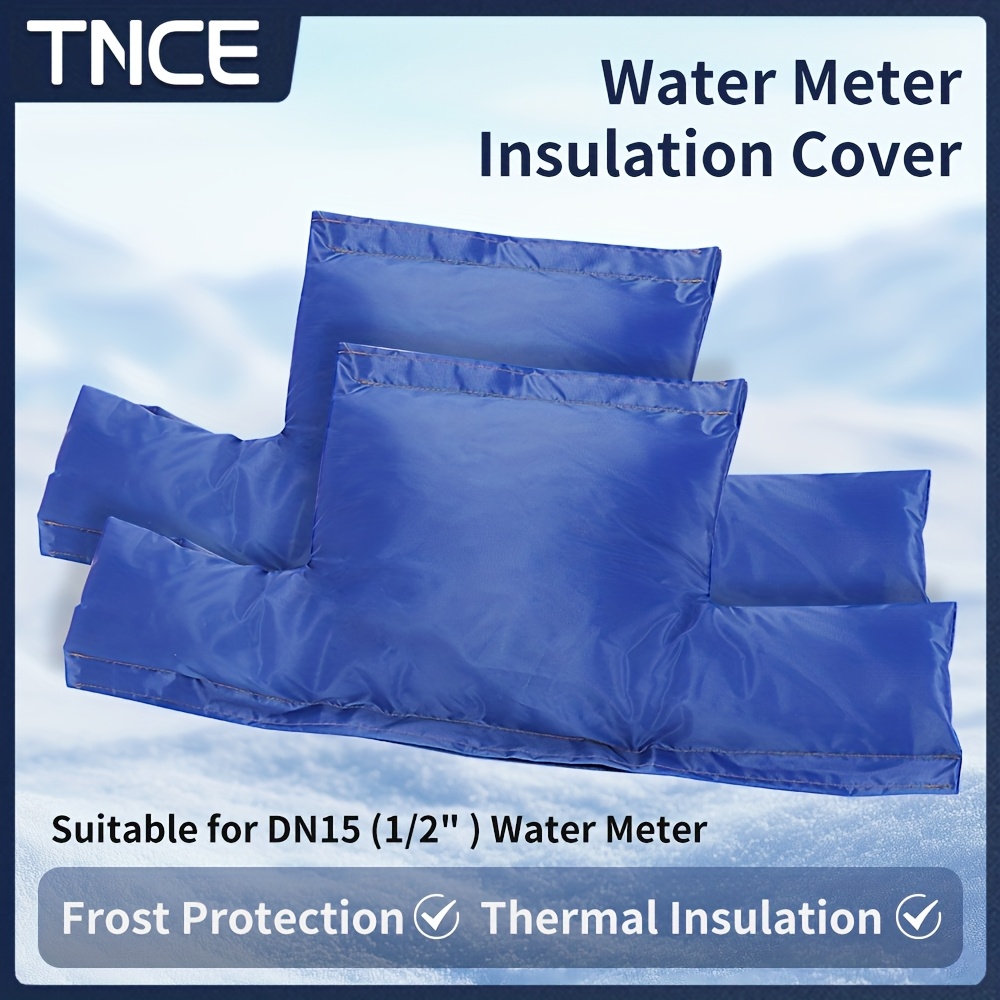 Pipe Freeze Spray - TNCE 屋外用冬期凍結防止水道メーターカバー 防水 耐久性 取り外し可能 断熱ポリエステルパイププロテクター