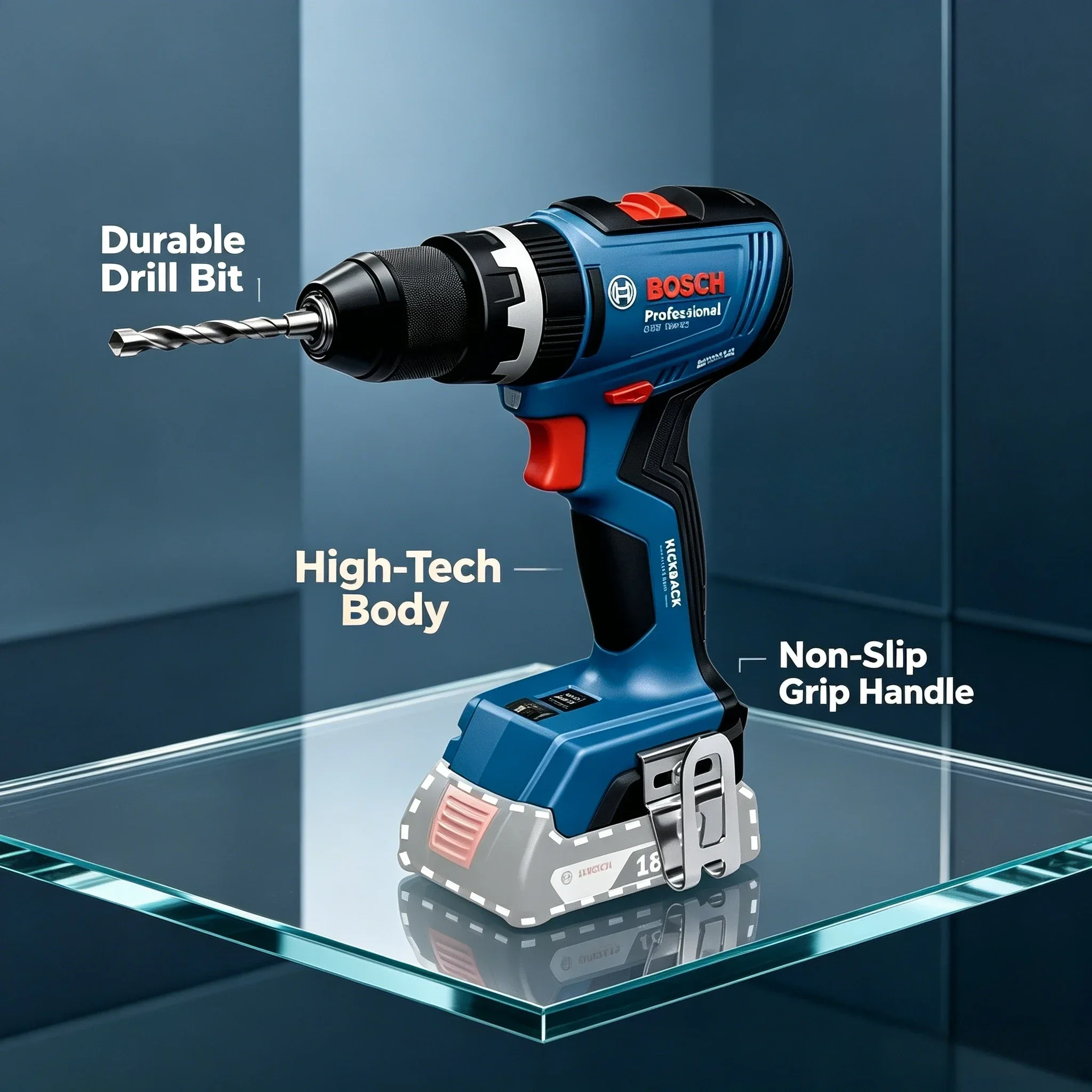 Bosch Drill Gsb 18V - ボッシュ GSB 18V-65 プロフェッショナル 18V ブラシレスドリルドライバーキット、コードレス電動工具