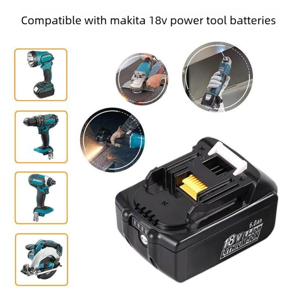マキタ18V工具用6000mAhアップグレードバッテリー、D - Makita Drill Dtw300 のレビューと価格