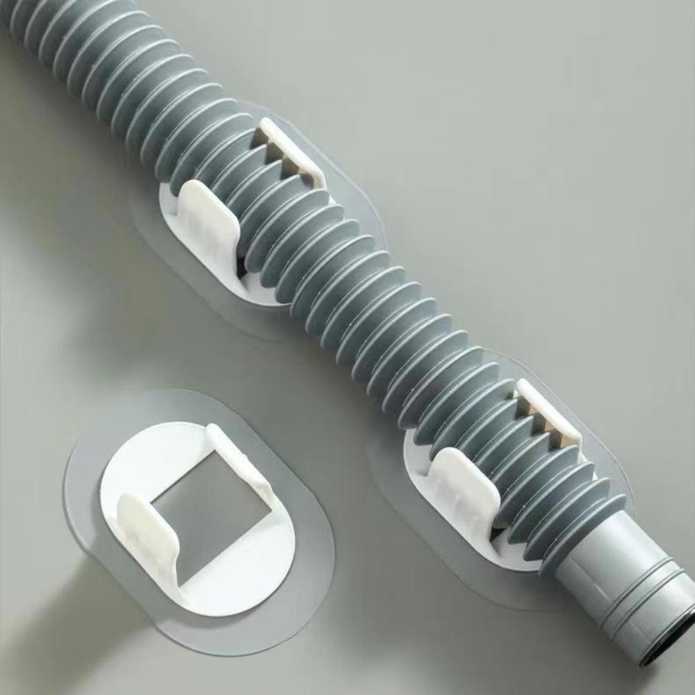 自己粘着式パイプクランプフック 5個入り プラスチックパイプ - Plastic Pipe Clip のレビューと価格