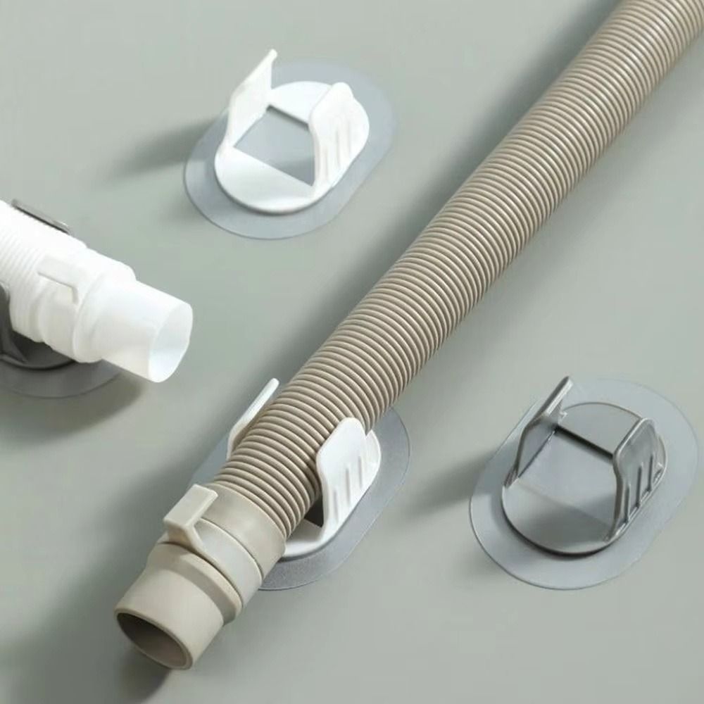 自己粘着式パイプクランプフック 5個入り プラスチックパイプ - Plastic Pipe Clip のレビューと価格