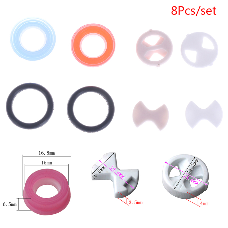 【8個/セット セラミックディスク シリコンワッシャー イン - Silicone Tap Washer のレビューと価格